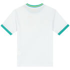 Boys White Logo T-Shirt, 1, hi-res