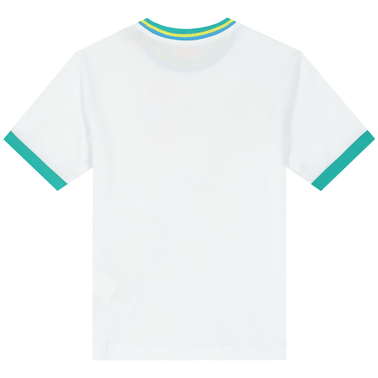 Boys White Logo T-Shirt, 1, hi-res