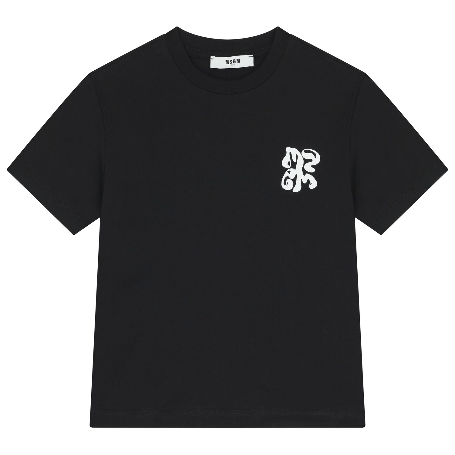 Boys Black Logo T-Shirt, 3, hi-res
