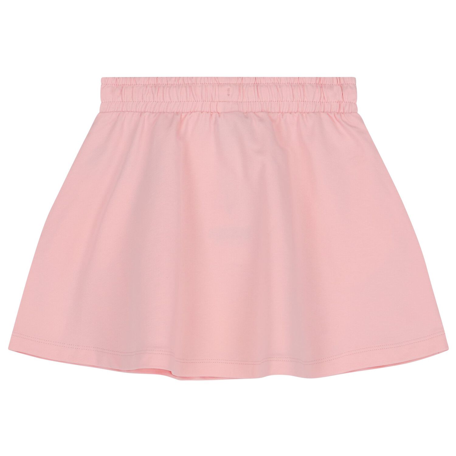Girls Pink Teddy Bear Logo Skirt, 1, hi-res