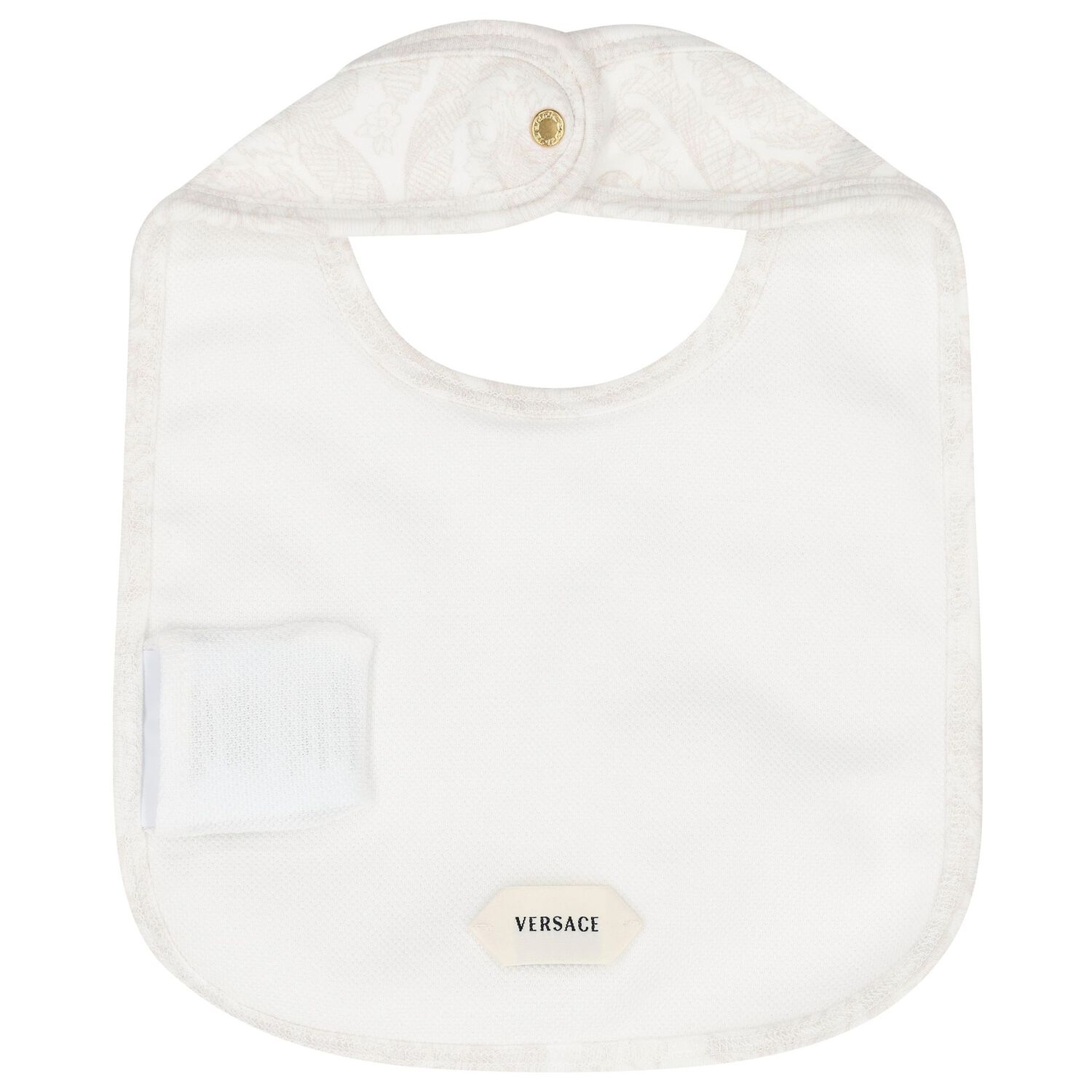 Ivory & Beige Barocco Babygrow Gift Set, 1, hi-res