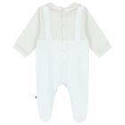 Baby Boys Blue Logo Babygrow, 2, hi-res