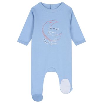 Baby Boys Blue Tiger Babygrow