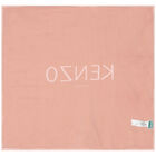 Baby Girls Pink Logo Knitted Blanket, 1, hi-res