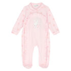 Baby Girls Pink Babygrow, 1, hi-res