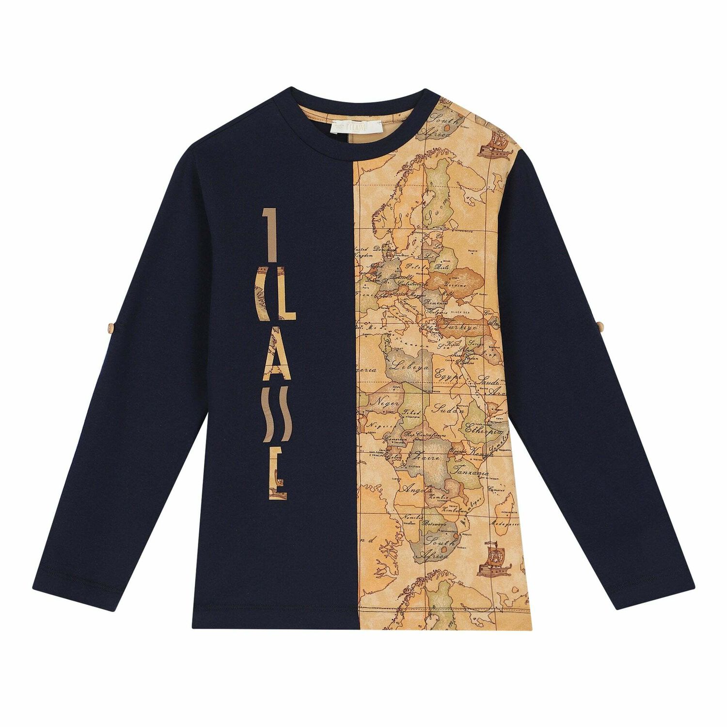 Boys Geo Map Print Logo Top, 1, hi-res image number null