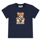 Younger Navy Blue Teddy Bear Logo T-Shirt, 2, hi-res