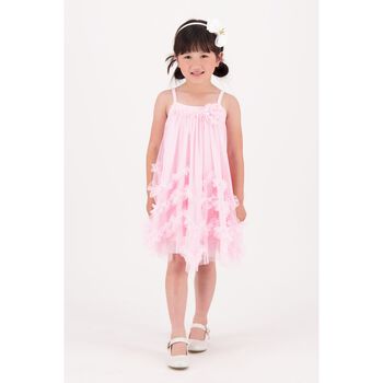Girls Pink Tulle Dress