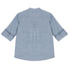 Boys Blue & Ivory Shorts Set, 1, hi-res