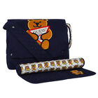 Navy Teddy Logo Baby Changing Bag, 1, hi-res