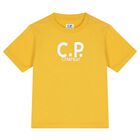 Boys Yellow Logo T-Shirt, 3, hi-res