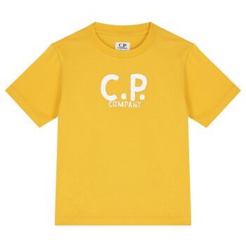 Boys Yellow Logo T-Shirt