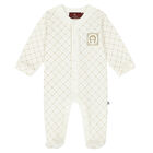 Ivory Logo Babygrow, 1, hi-res