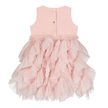 Baby Girls Pink Tulle Ruffles Dress