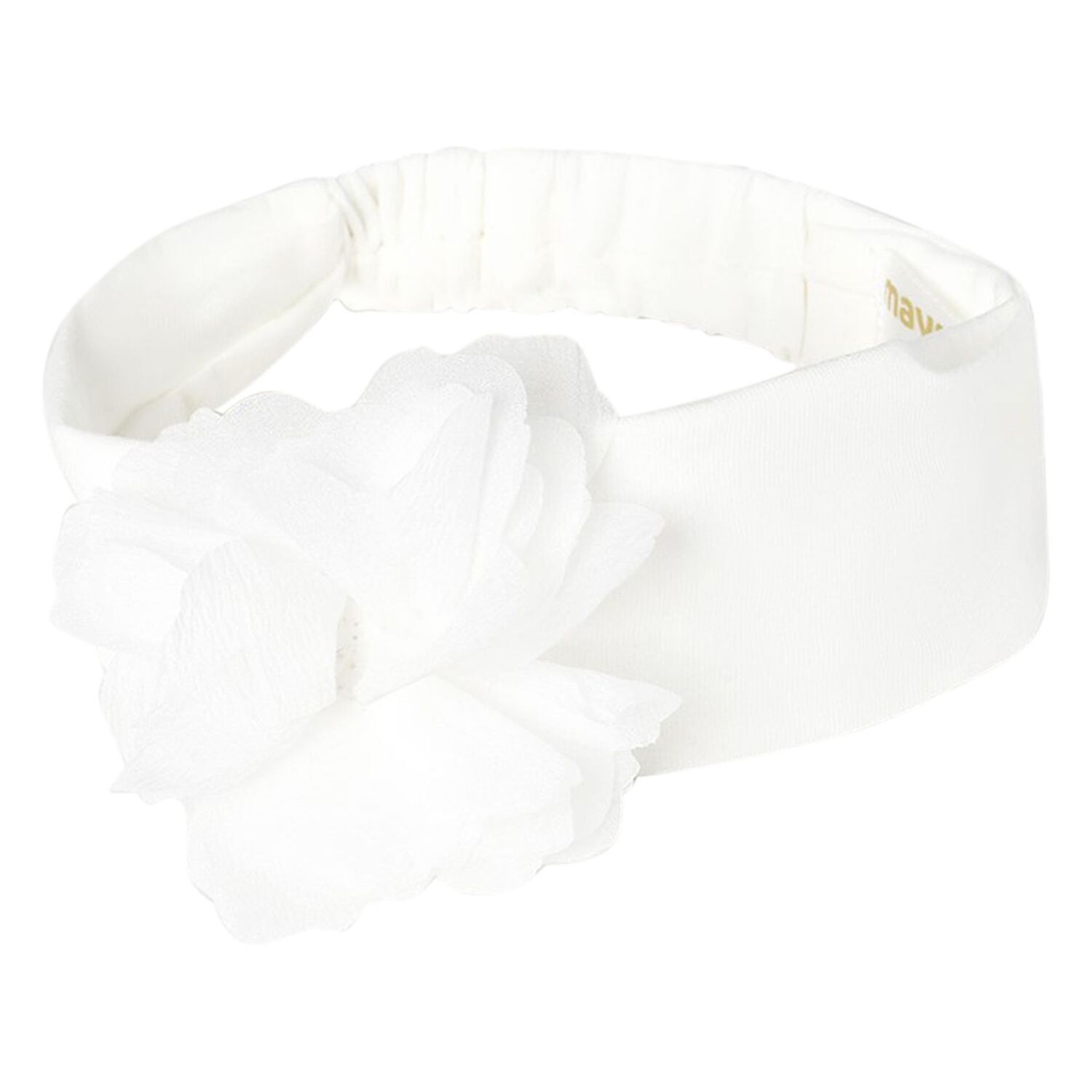 Baby Girls Ivory Flower Headband, 2, hi-res