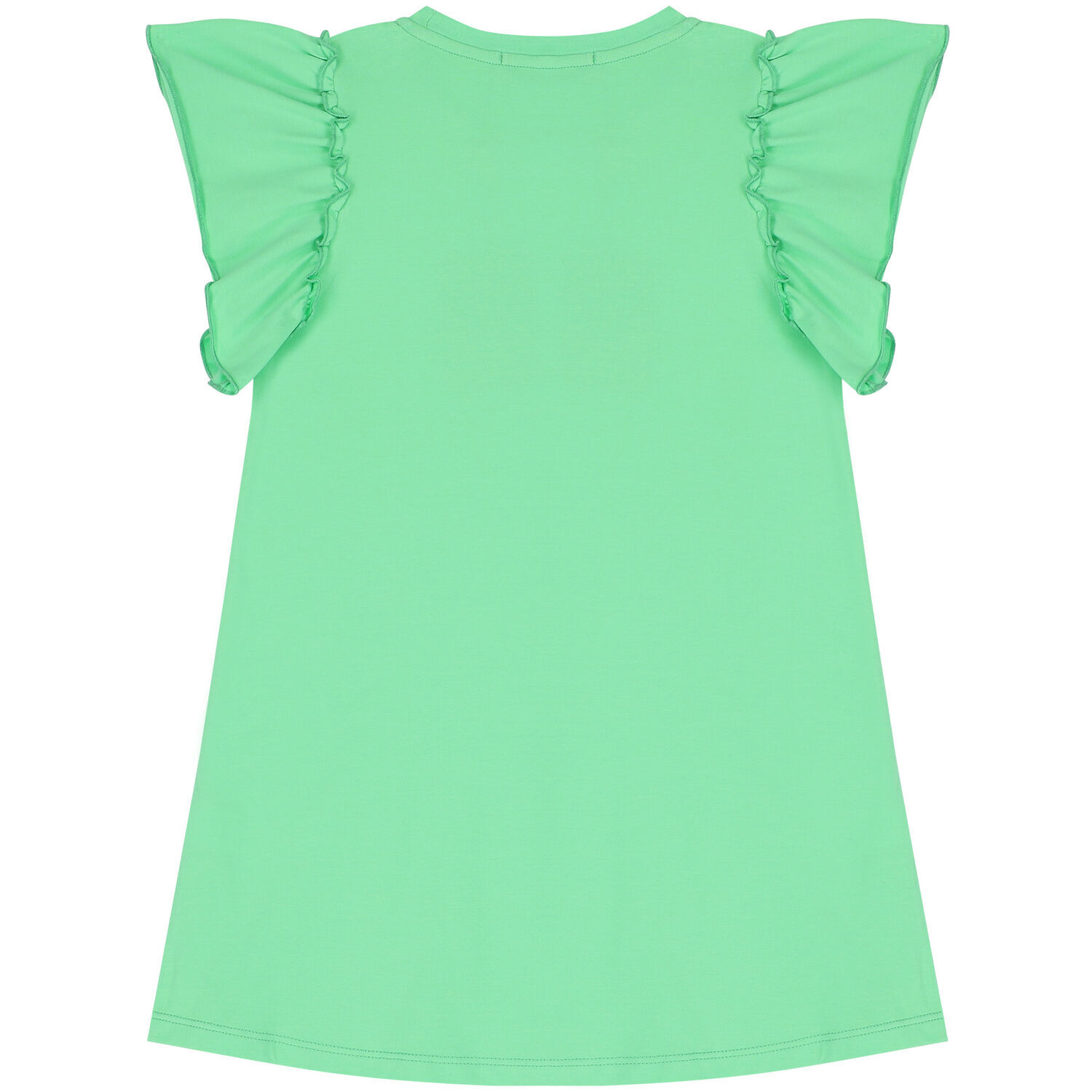 Girls Green Logo Dress, 2, hi-res image number null