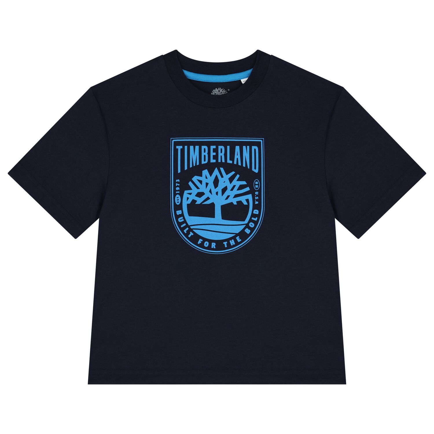 Boys Navy Blue Logo T-Shirt, 2, hi-res
