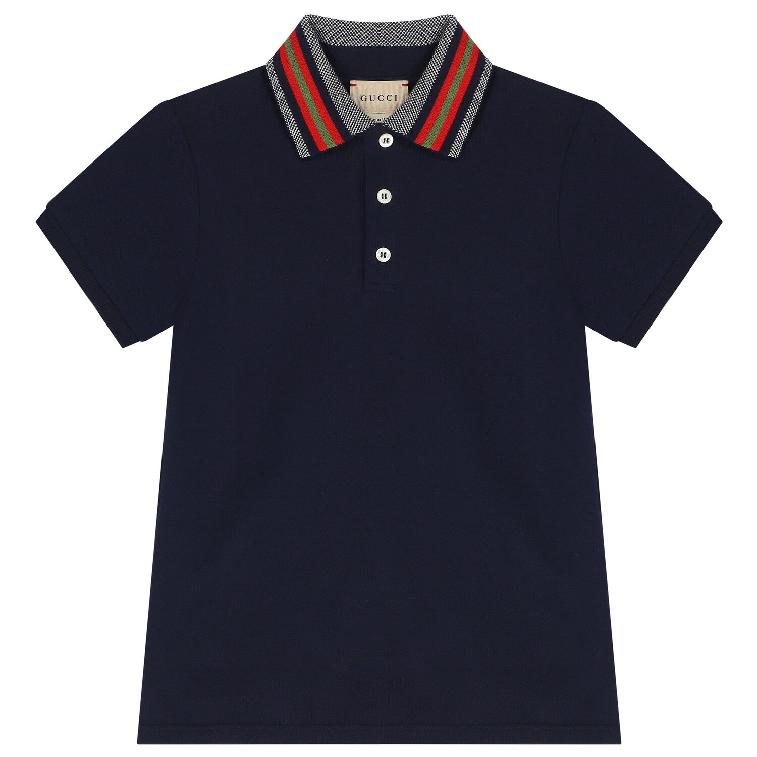 Boys Navy Blue Polo Shirt, 1, hi-res