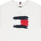Boys White Logo T-Shirt, 4, hi-res