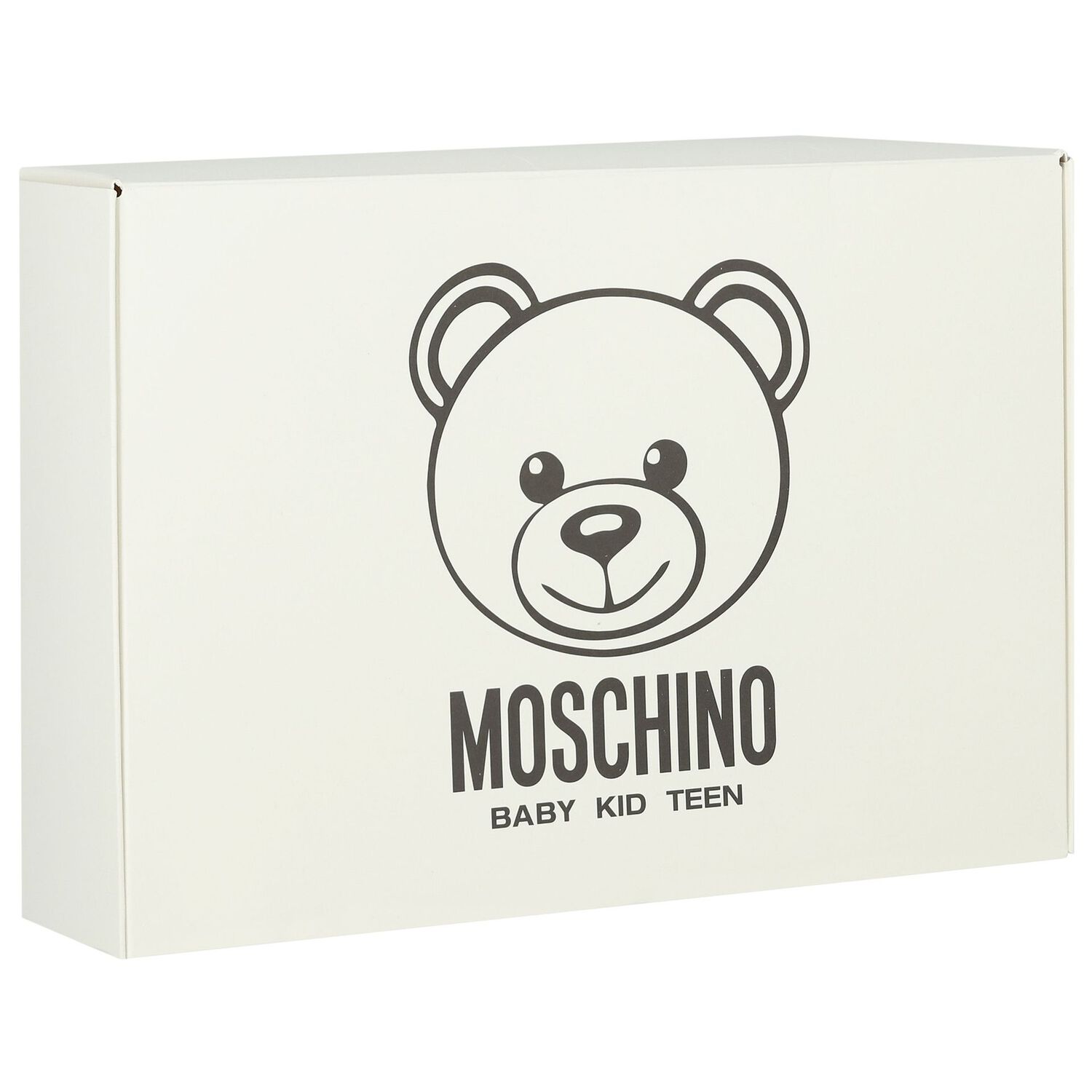 White & Pink Teddy Bear Logo Babygrow, 3, hi-res