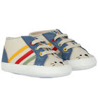 Baby Boys Ivory Pre Walker Shoes, 1, hi-res