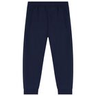 Navy Blue Logo Joggers, 1, hi-res