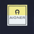 Boys Navy Blue Logo T-Shirt, 3, hi-res