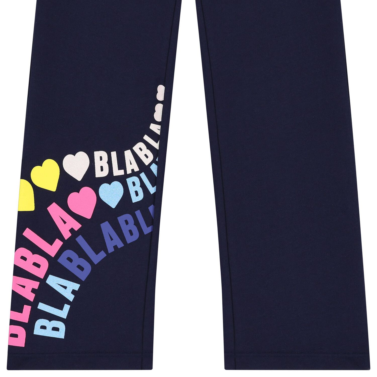 Girls Navy Blue Logo Joggers, 1, hi-res image number null