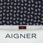 Baby Boys Blue & White Pima Cotton Logo Nest, 3, hi-res