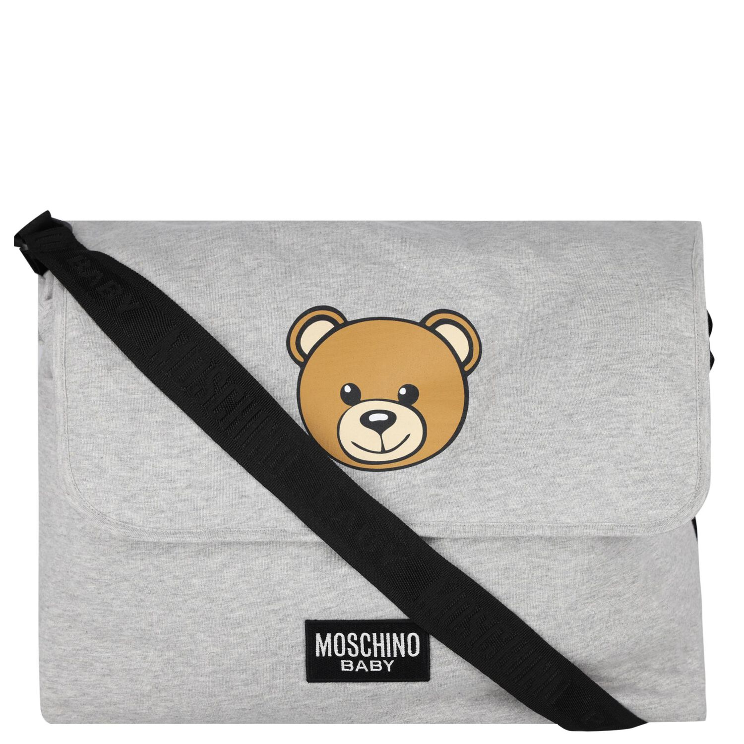 Grey Teddy Bear Baby Changing Bag, 7, hi-res image number null