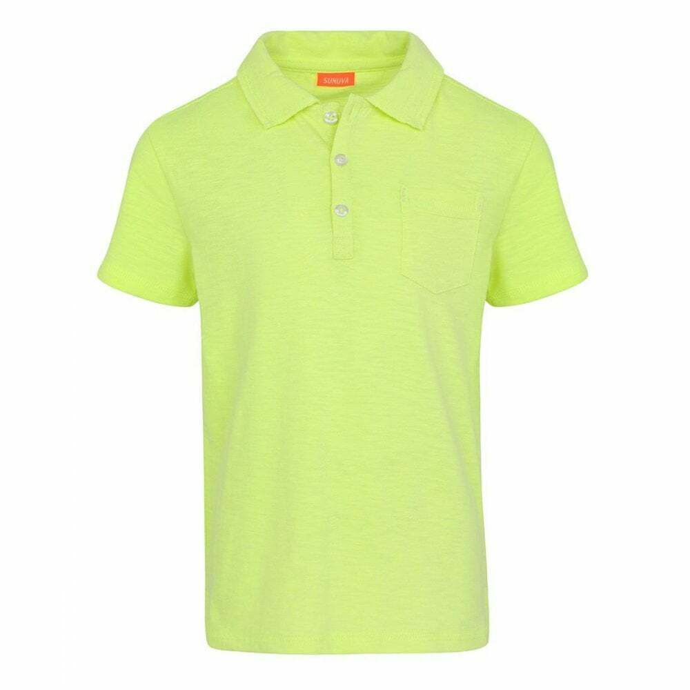 Lime green on sale polo shirt boys