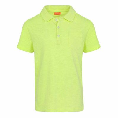 Boys Neon Yellow Polo Shirt