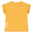 Baby Girls Yellow & White Shorts Set (4 Piece), 1, hi-res