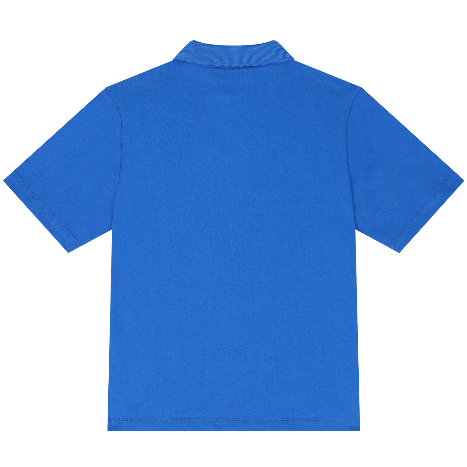 Boys Blue Logo Polo Shirt, 1, hi-res