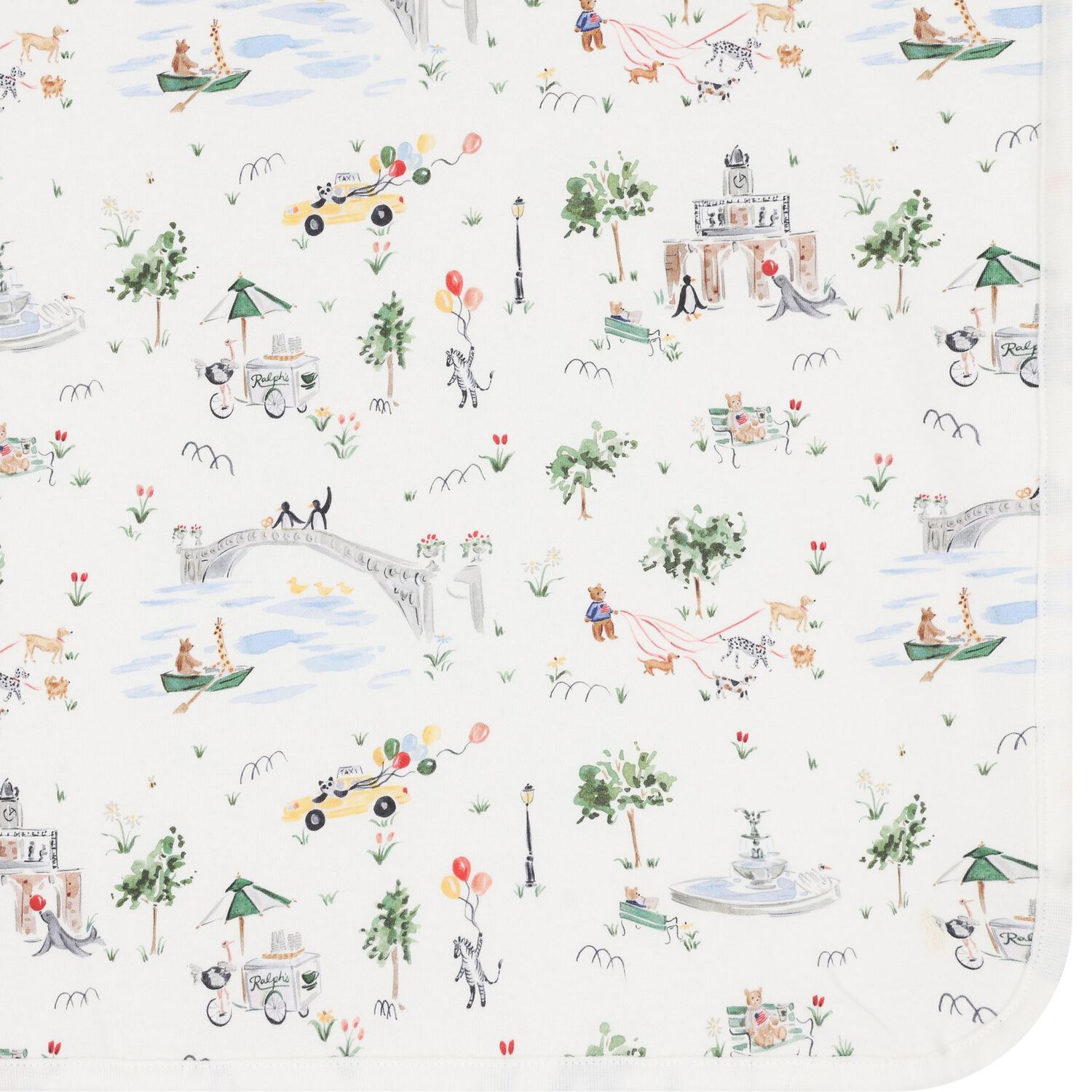 Ivory Central Park Baby Blanket, 1, hi-res