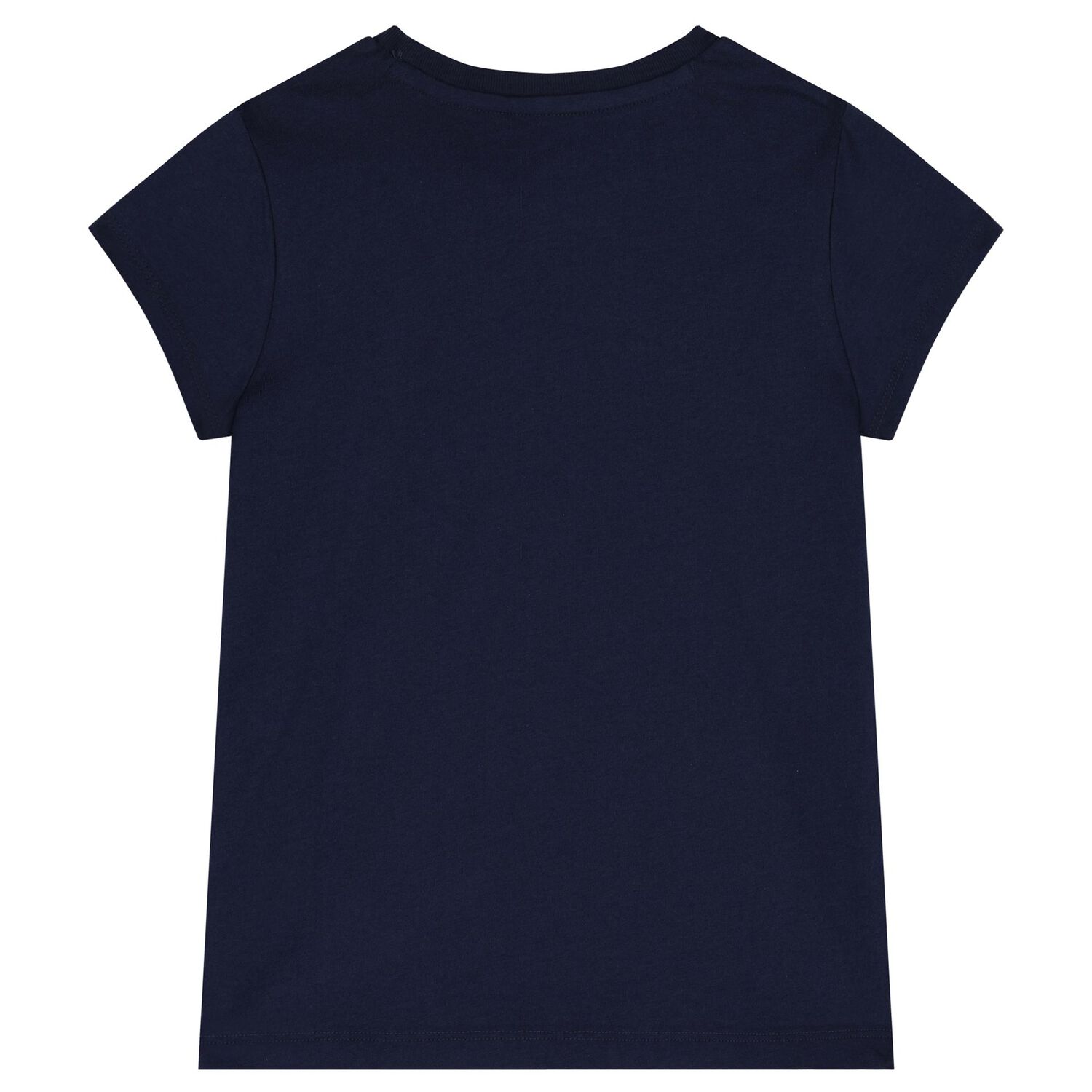Girls Navy Blue Logo T-Shirt, 1, hi-res image number null