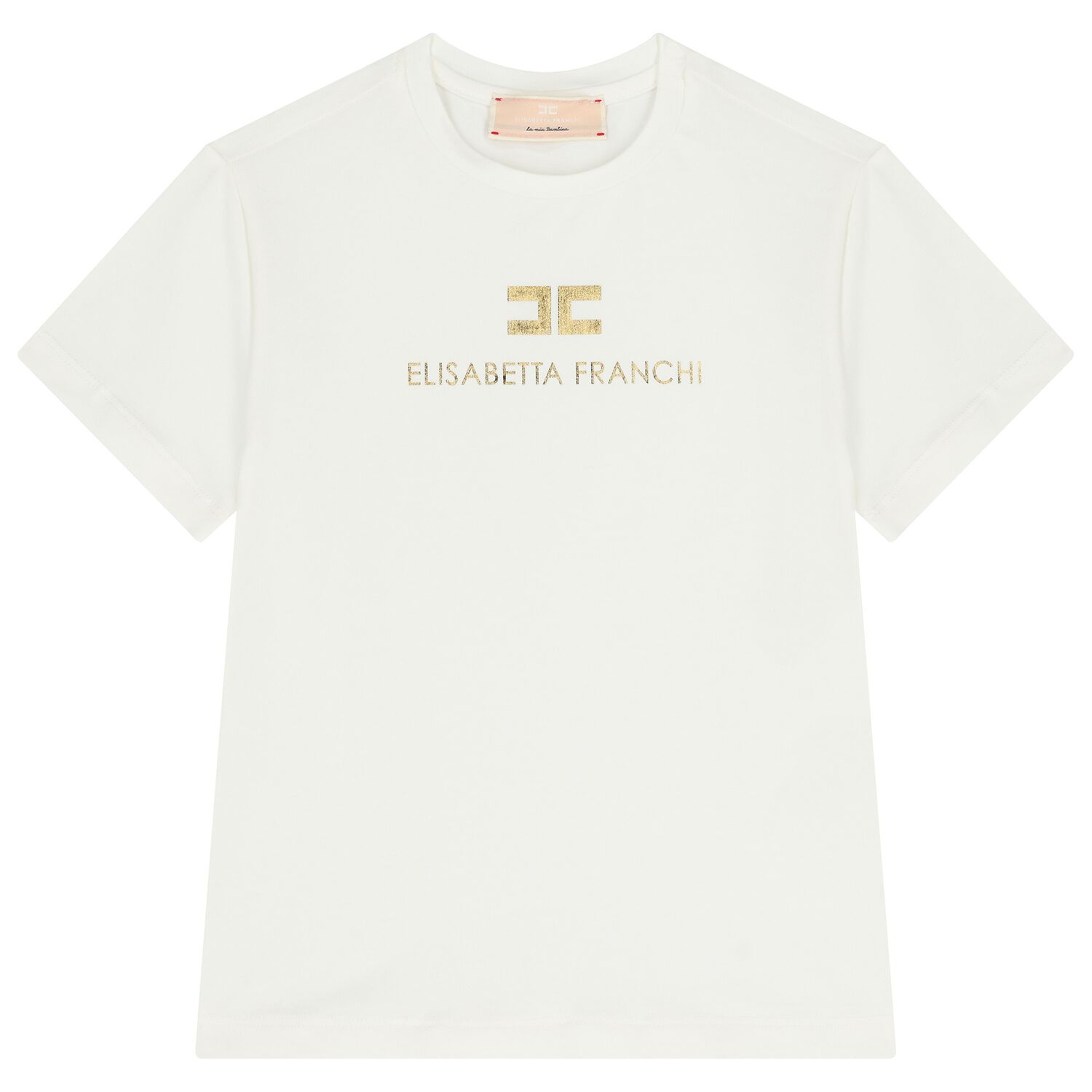 Girls White Logo T-Shirt, 1, hi-res