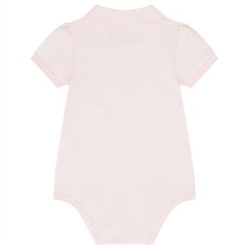 Baby Girls Pink Logo Bodysuit