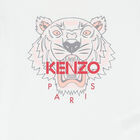 Younger Girls White Tiger T-Shirt, 1, hi-res