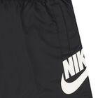 Boys Black Logo Shorts, 1, hi-res
