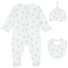 Baby Boys White Cute Mouse Babygrow Set, 1, hi-res
