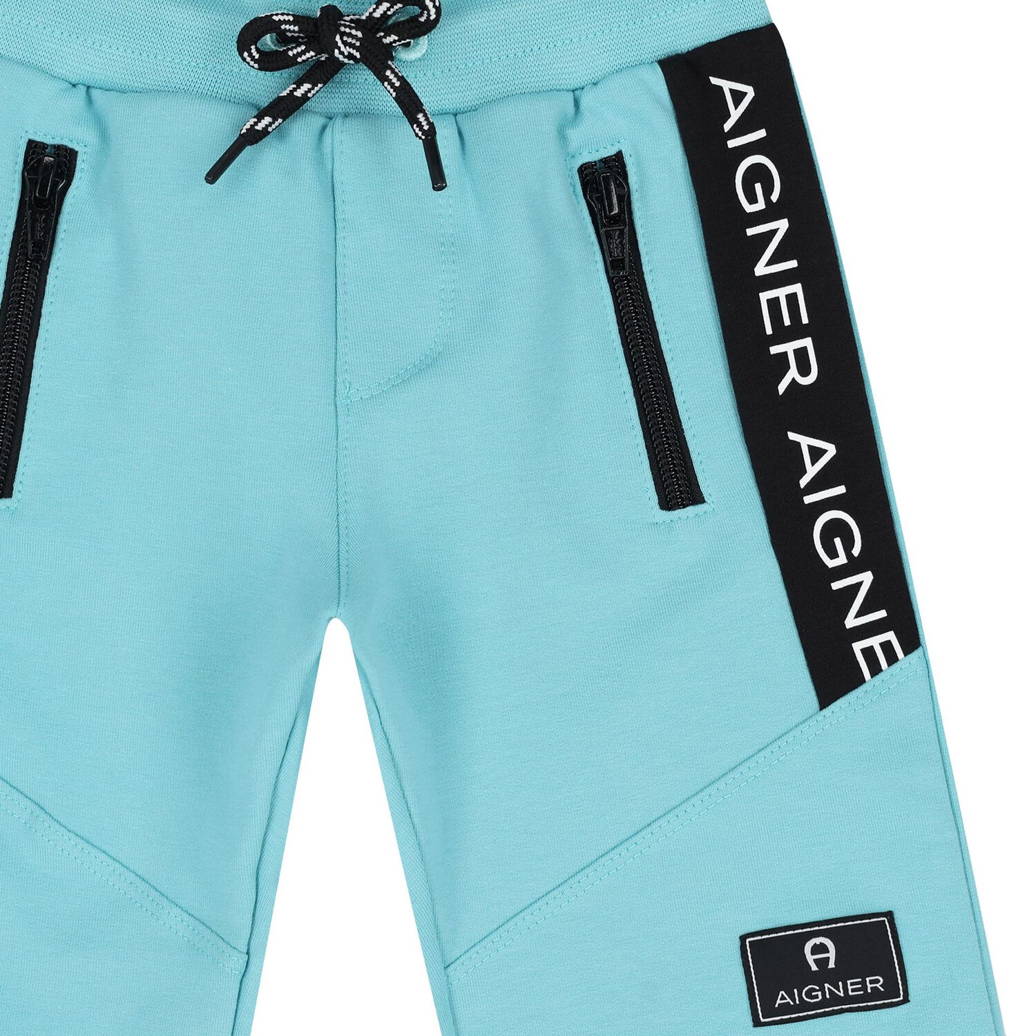 Younger Boys Aqua Logo Shorts, 2, hi-res image number null
