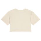 Girls Beige Logo T-Shirt, 1, hi-res