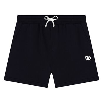 Younger Navy Blue Logo Shorts