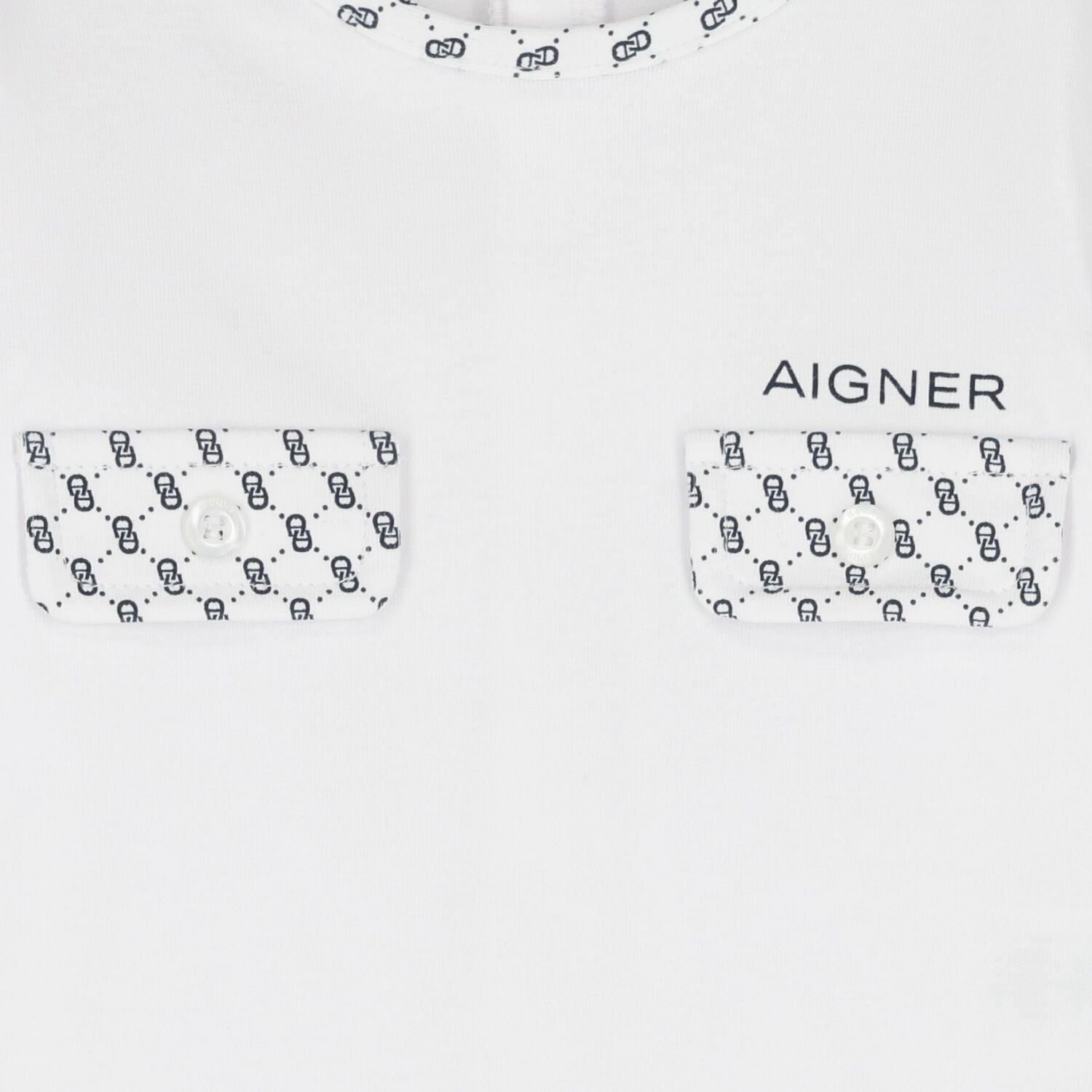 Baby Boys White & Navy Blue Logo Babygrow Gift Set, 1, hi-res