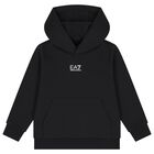 Boys Black Logo Tracksuit, 3, hi-res