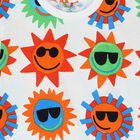 Boys White Sun T-Shirt, 1, hi-res