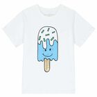 Boys White Pop-Sickle T-Shirt, 1, hi-res
