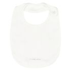 Baby Girls Ivory & Silver Logo Babygrow Gift Set, 1, hi-res