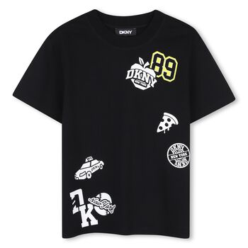 Boys Black Logo T-Shirt